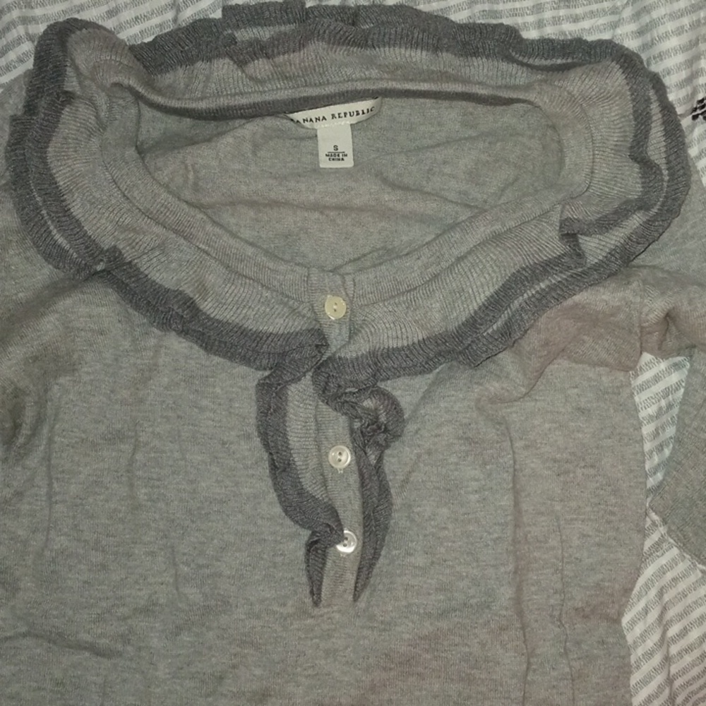 Banana Republic blouse shirt short sleeves
